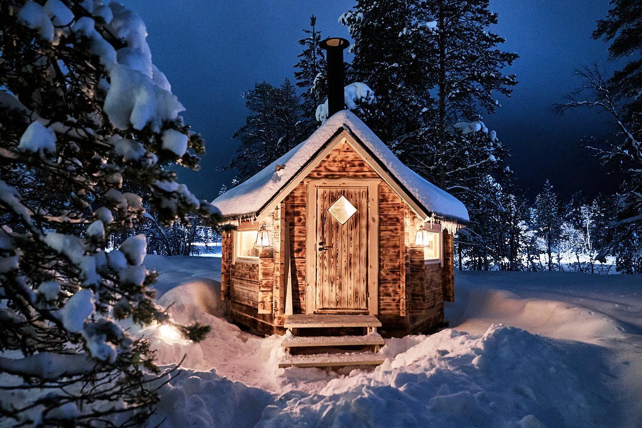 Polar Aurora Cabins Саариселькя Экстерьер фото